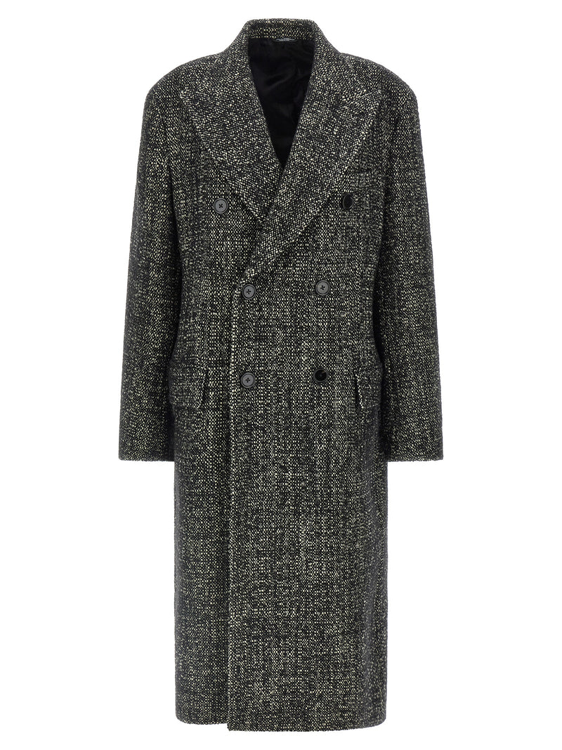 Dolce & Gabbana Bicolor Polyamide Coat