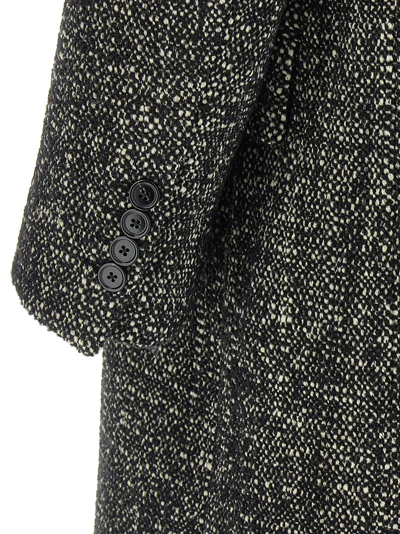 Dolce & Gabbana Bicolor Polyamide Coat