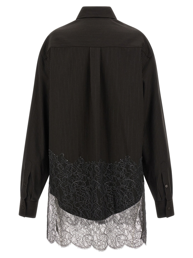 Fendi Brown Virgin Wool Blouse