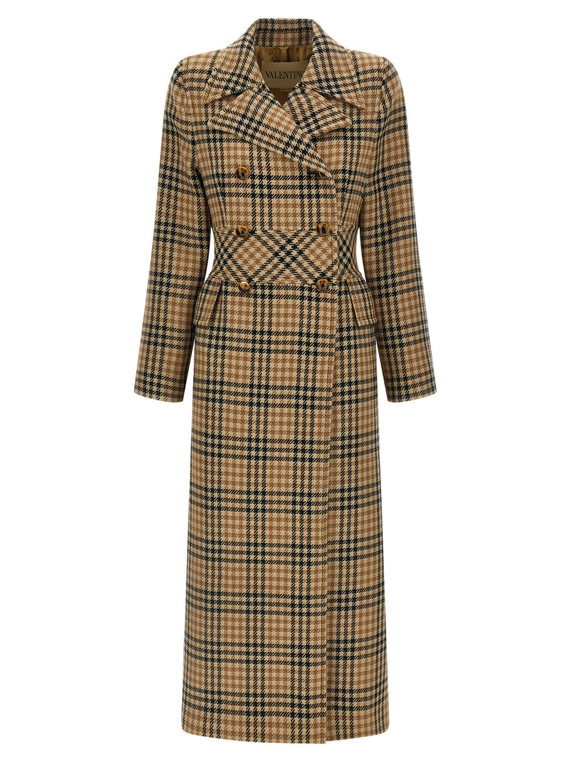 Valentino Garavani Brown Virgin Wool Coat