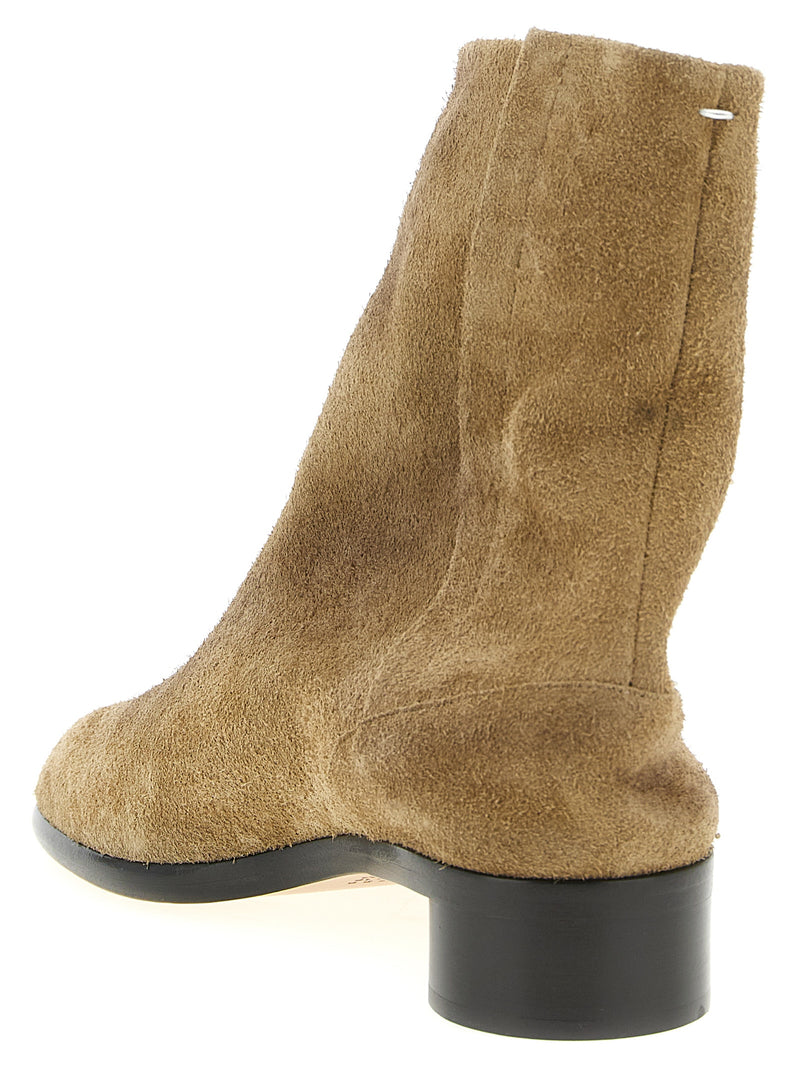 Maison Margiela Beige Calfskin Ankle Boots