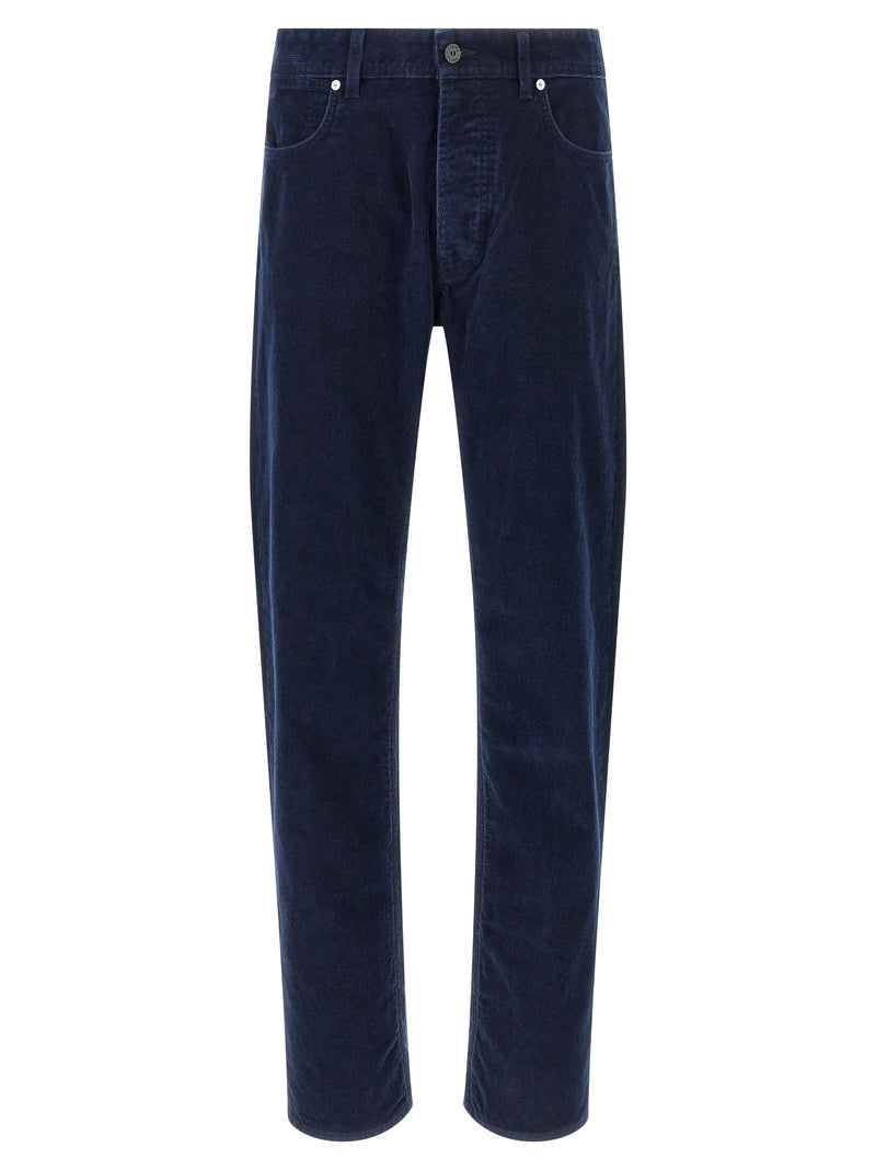 Stone Island Blue Cotton Casual Pants