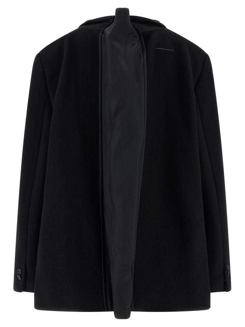 MM6 Maison Margiela Black Virgin Wool Blazer