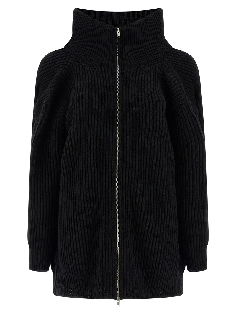 MM6 Maison Margiela Black Wool Short Dress