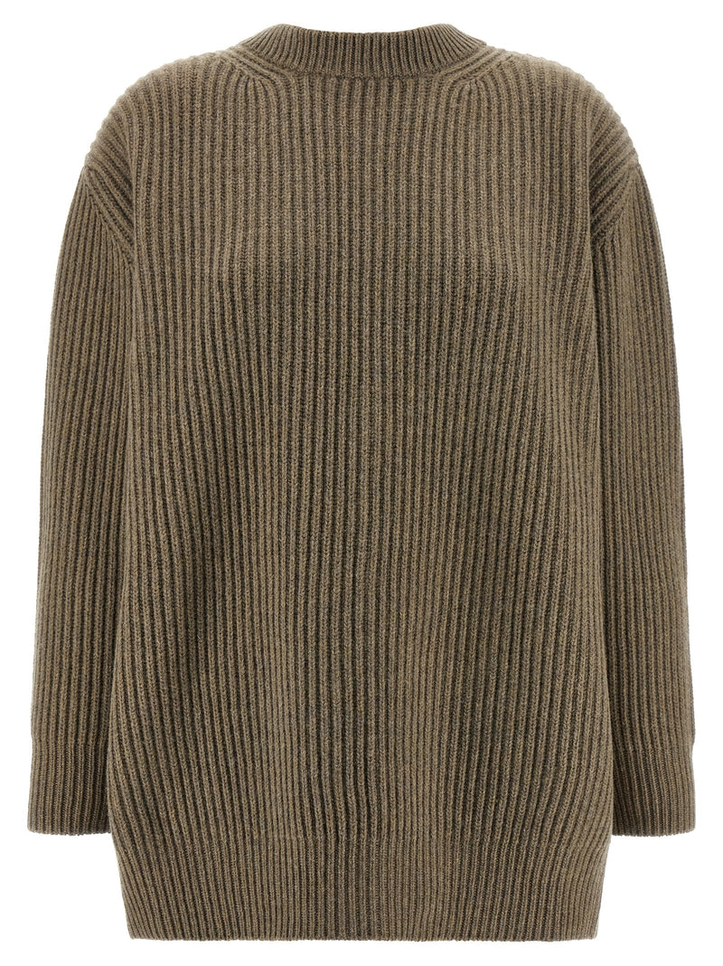 MM6 Maison Margiela Beige Virgin Wool Short Dress