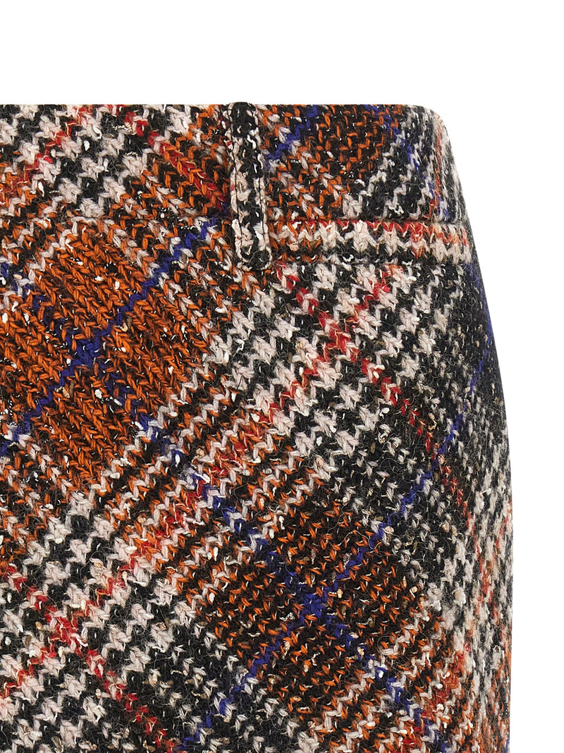 Falda larga de lana multicolor de Missoni
