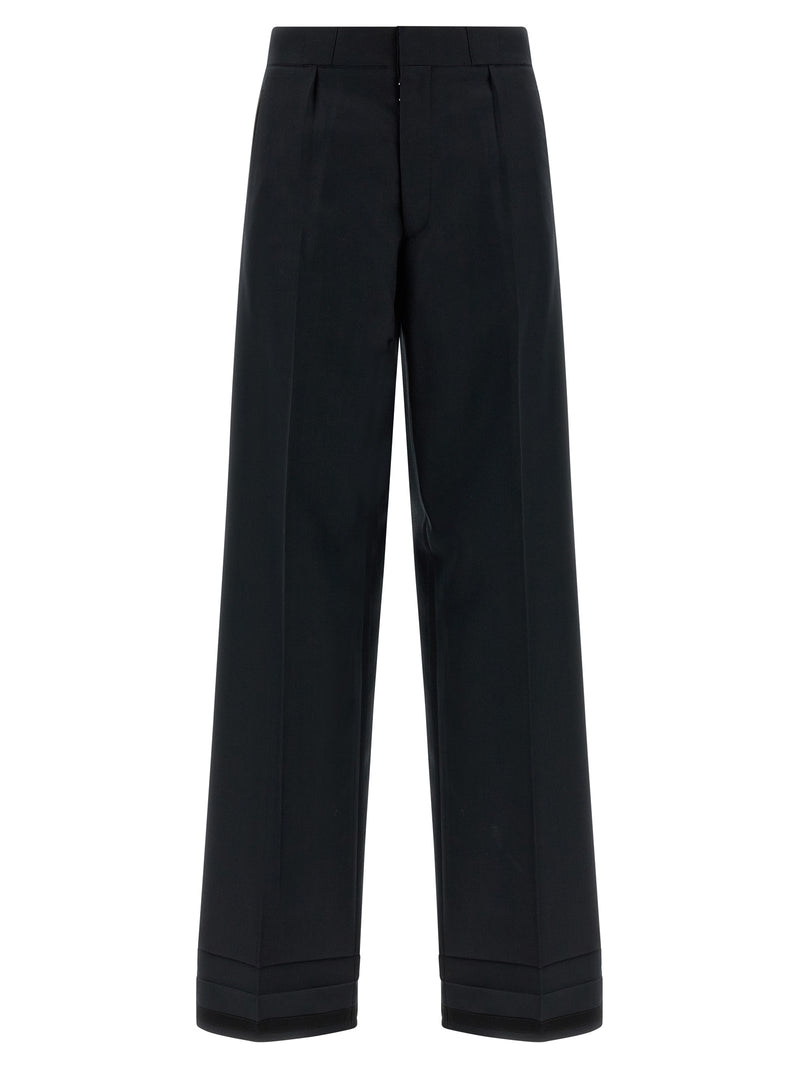Maison Margiela Black Wool Dress Pants