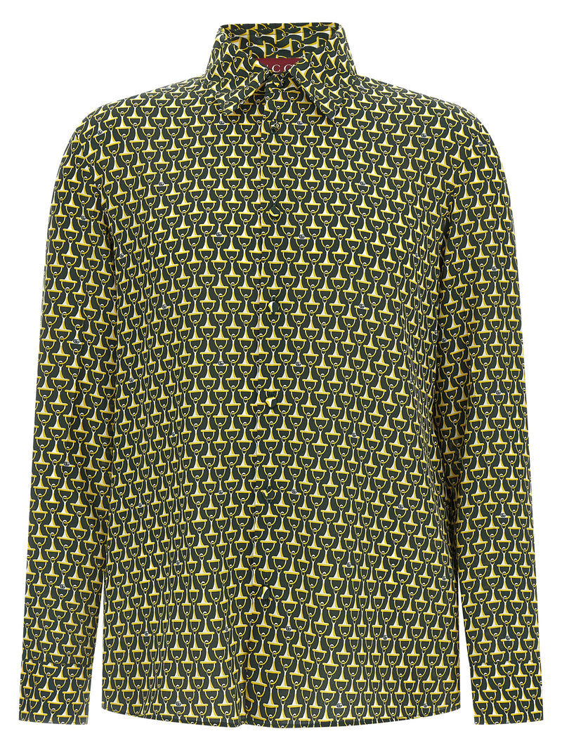 Gucci Bicolor Silk Blouse