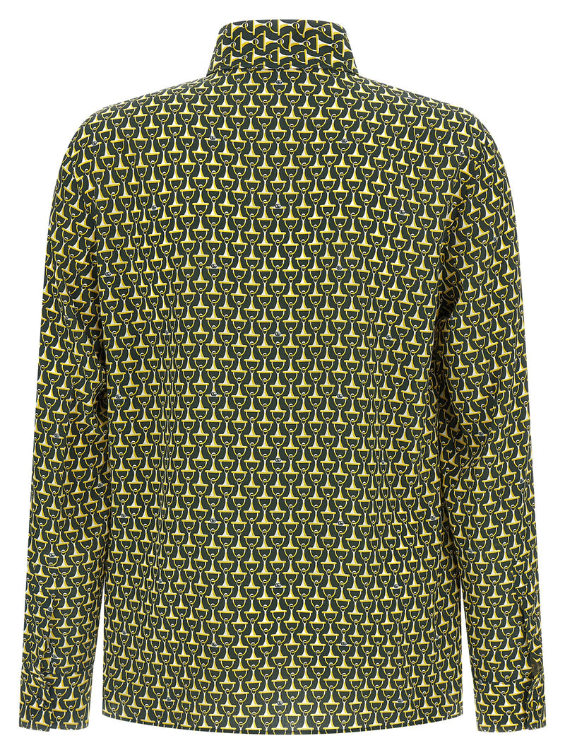 Gucci Bicolor Silk Blouse