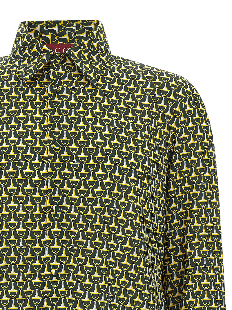 Gucci Bicolor Silk Blouse