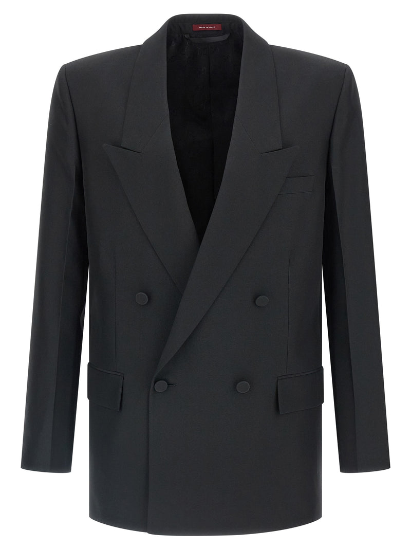 Gucci Black Polyester Blazer