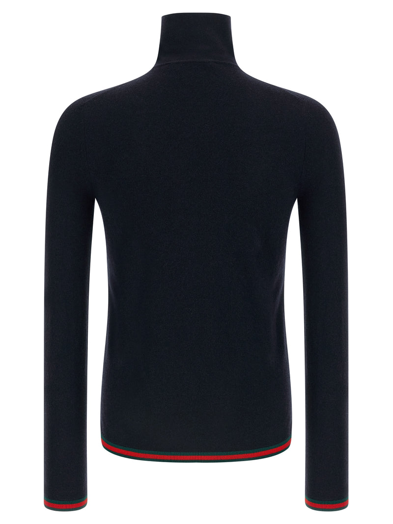 Gucci Blue Cashmere Cardigan