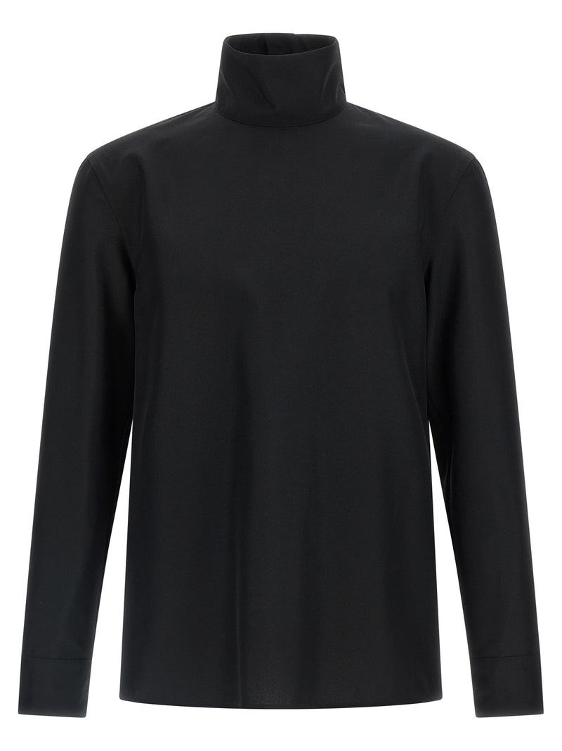 Gucci Black Polyester Blouse