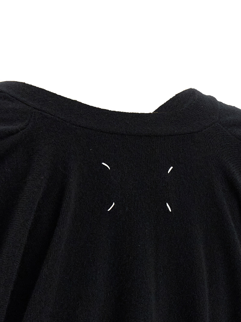 Maison Margiela Black Wool Cardigan