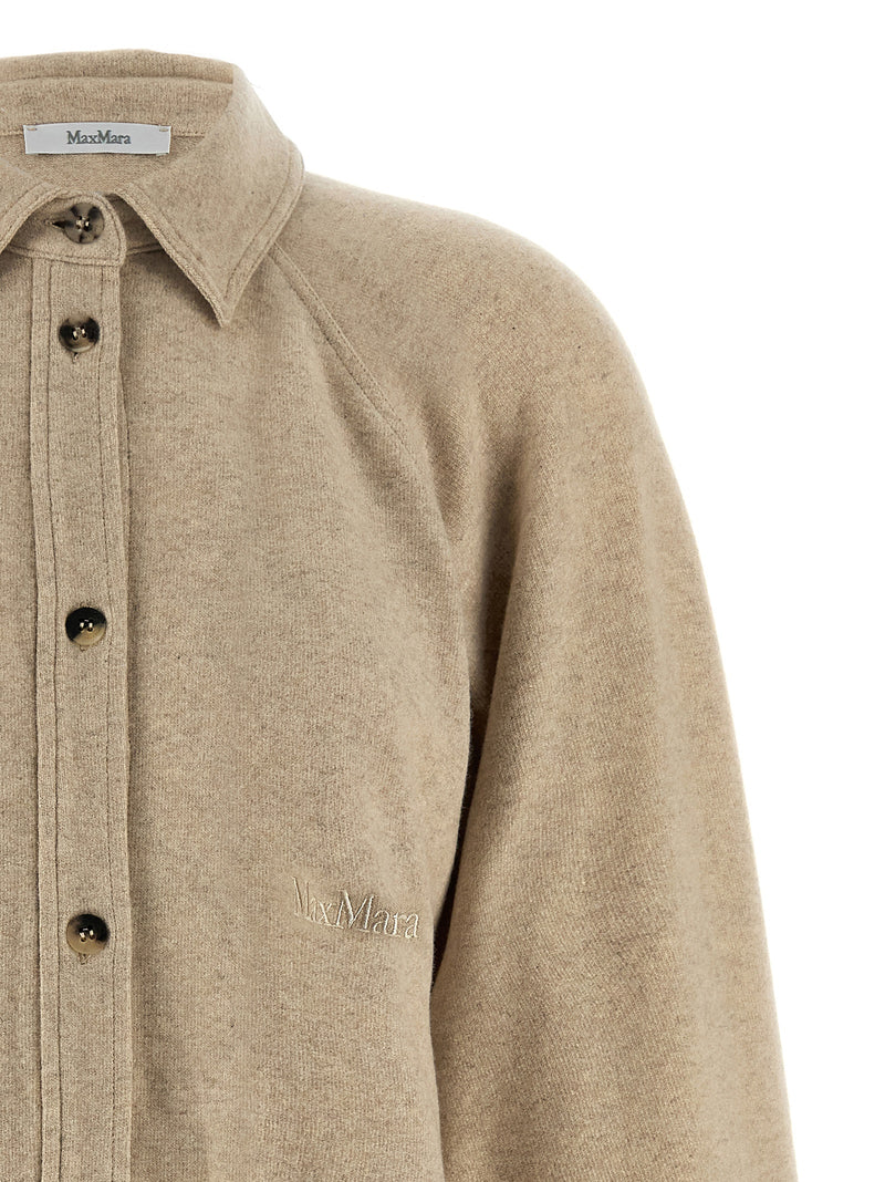 Max Mara Beige Cashmere Blouse