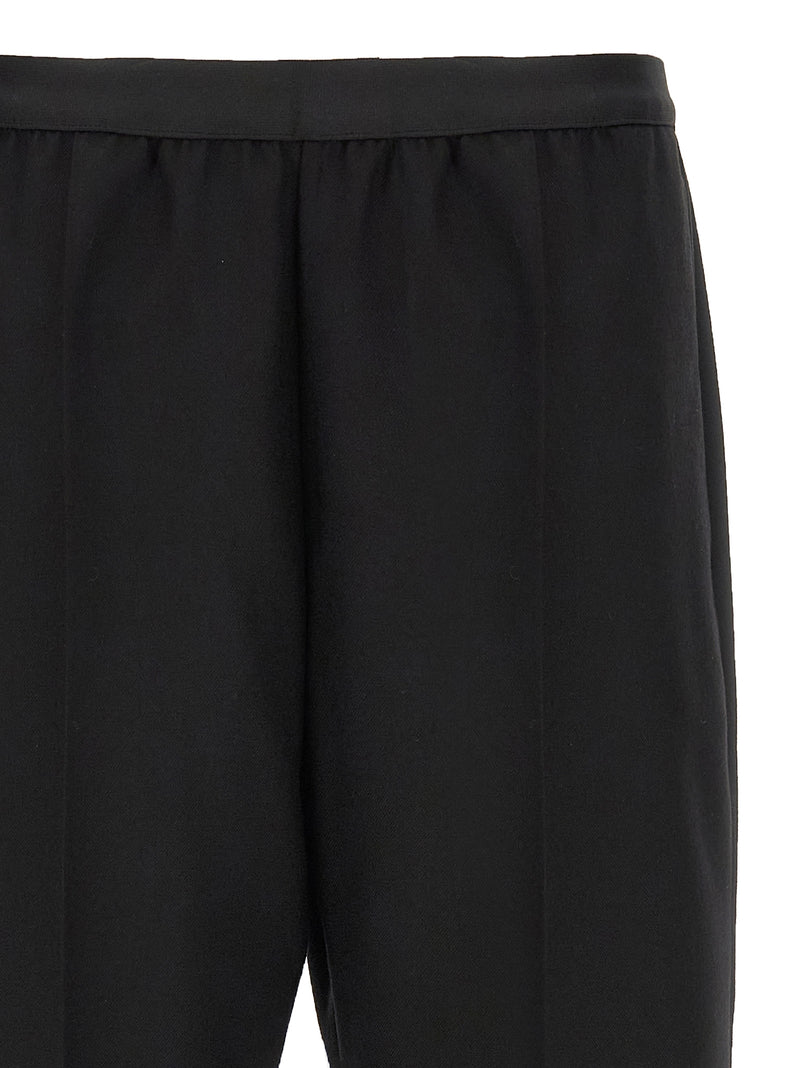 Maison Margiela Black Virgin Wool Casual Pants