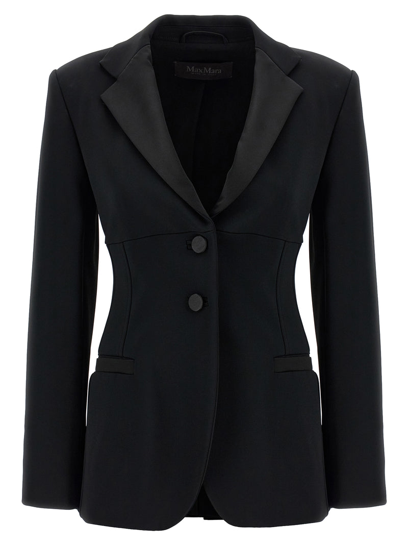 Max Mara Black Viscose Blazer