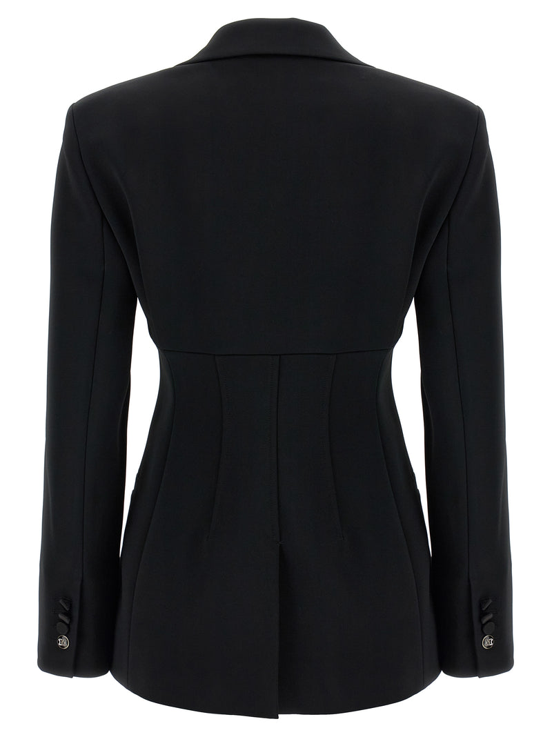 Max Mara Black Viscose Blazer