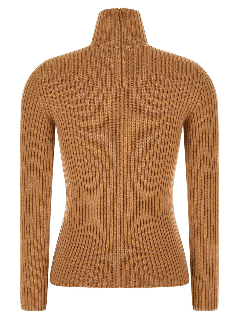 Max Mara Beige Wool Cardigan