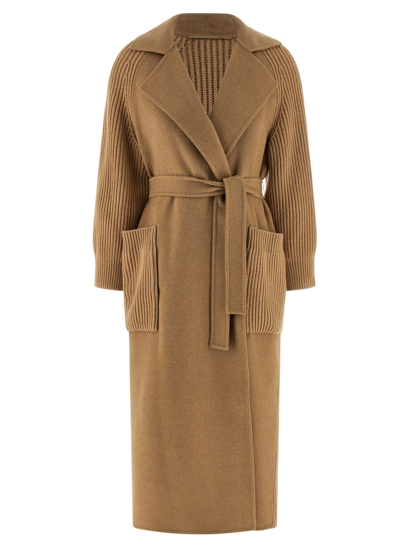 Max Mara Beige Wool Coat