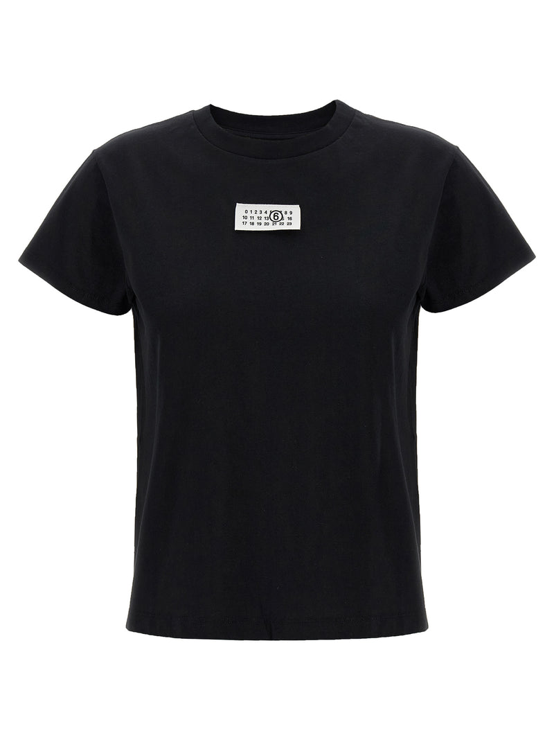 MM6 Maison Margiela Black Cotton T-Shirt