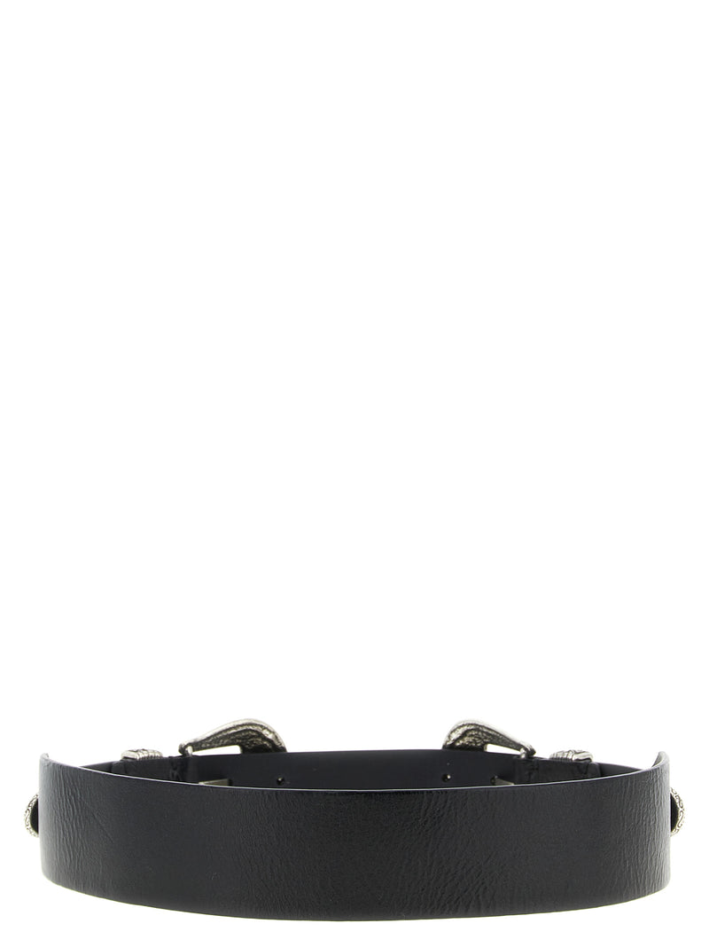 Golden Goose Black Cowhide Regular Belt