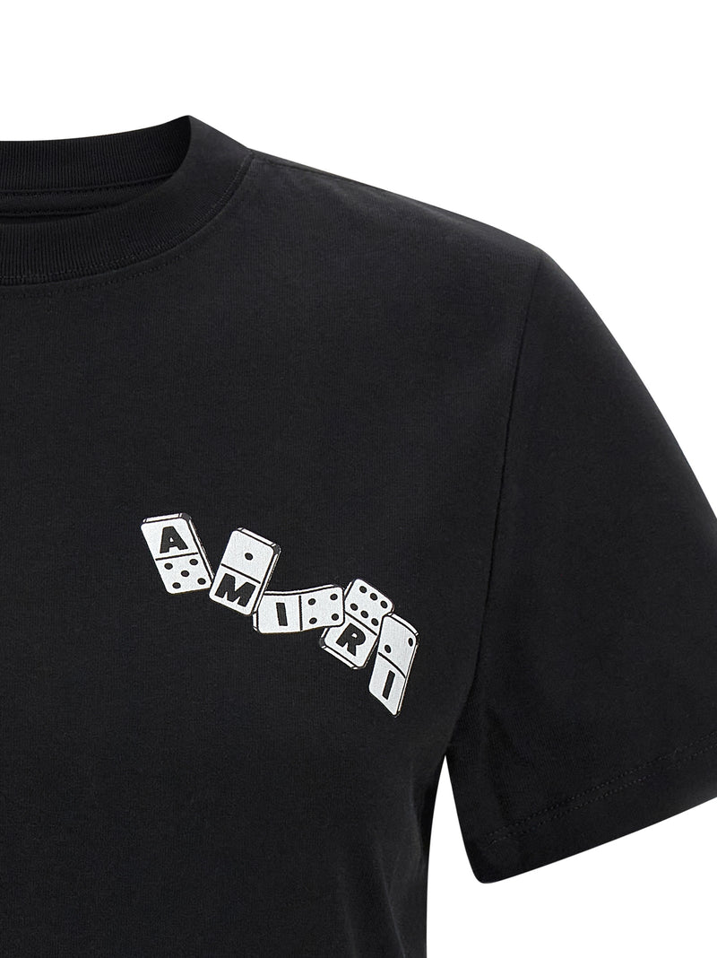 Amiri Black Cotton T-Shirt