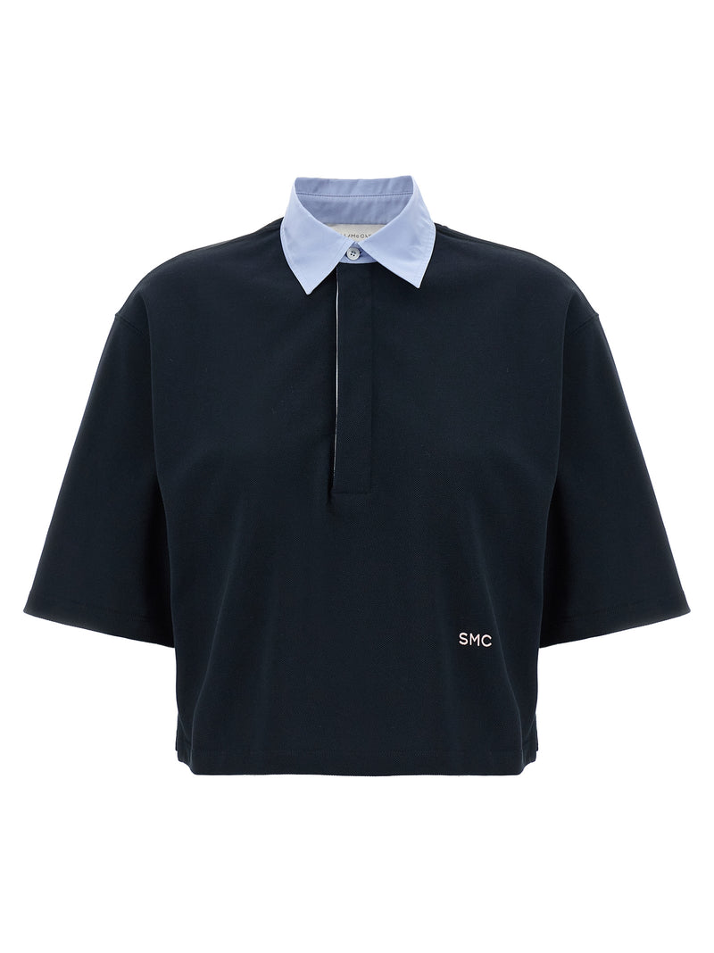 Stella McCartney Blue Cotton Polo Shirt