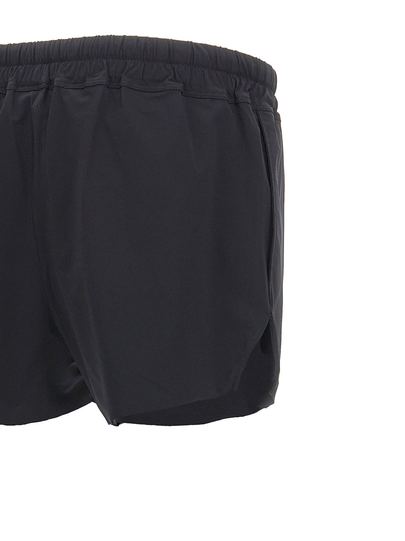 Rick Owens Black Nylon Swim Shorts