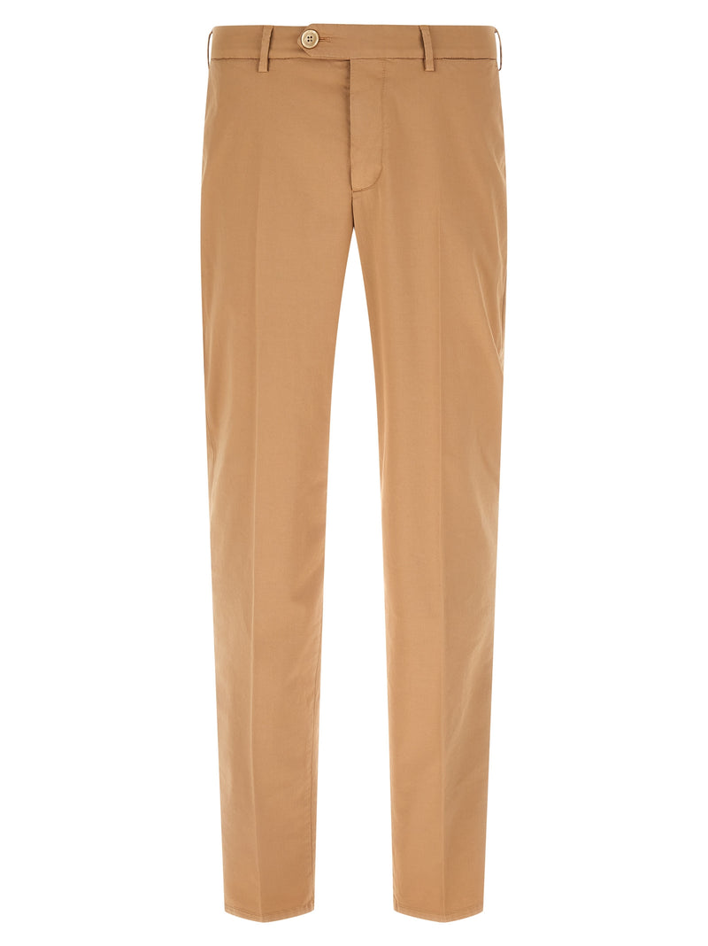 Brunello Cucinelli Beige Cotton Casual Pants