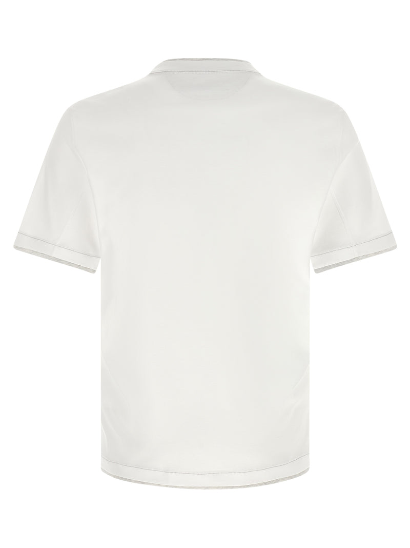 Brunello Cucinelli White Cotton T-Shirt