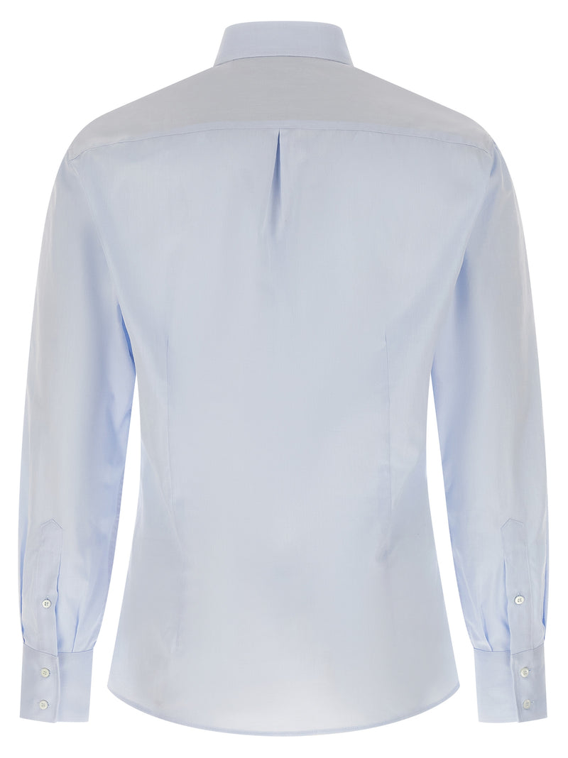 Brunello Cucinelli Blue Cotton Blouse