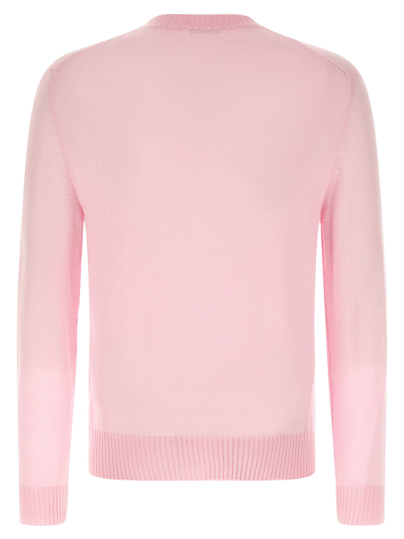 Jil Sander Multicolor Virgin Wool Cardigan