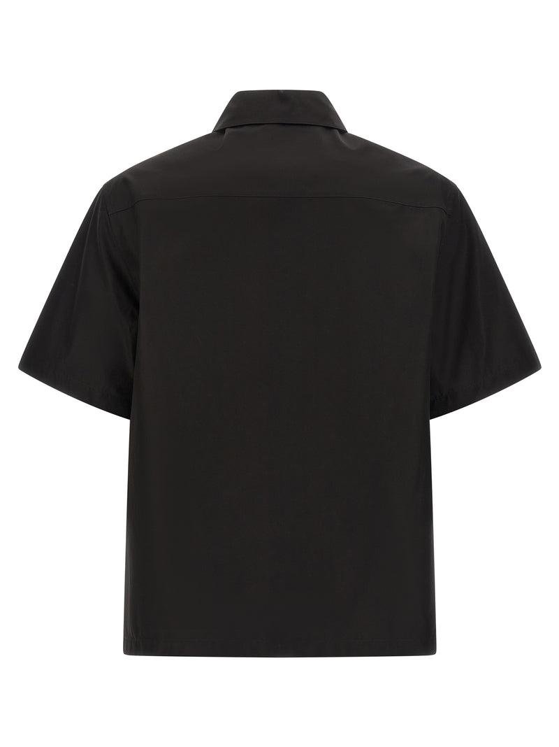 Jil Sander Black Cotton Blouse