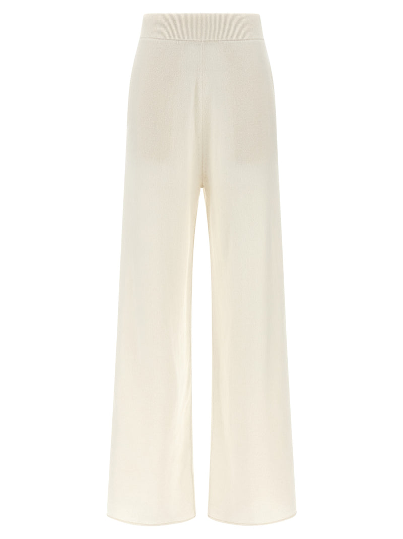 Max Mara White Cashmere Casual Pants