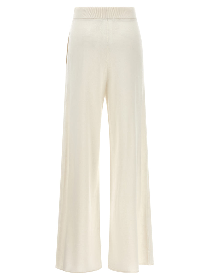 Max Mara White Cashmere Casual Pants
