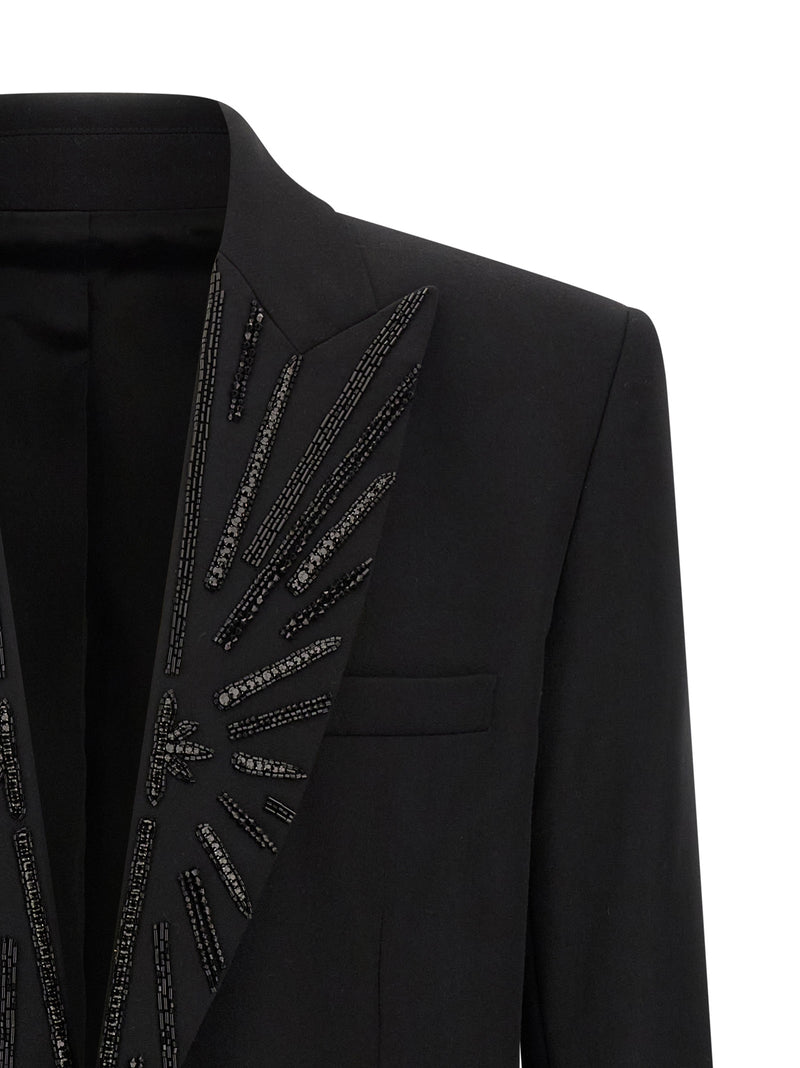 Balmain Black Virgin Wool Blazer