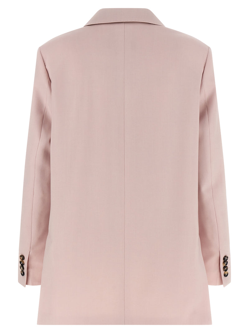 Max Mara Multicolor Virgin Wool Blazer