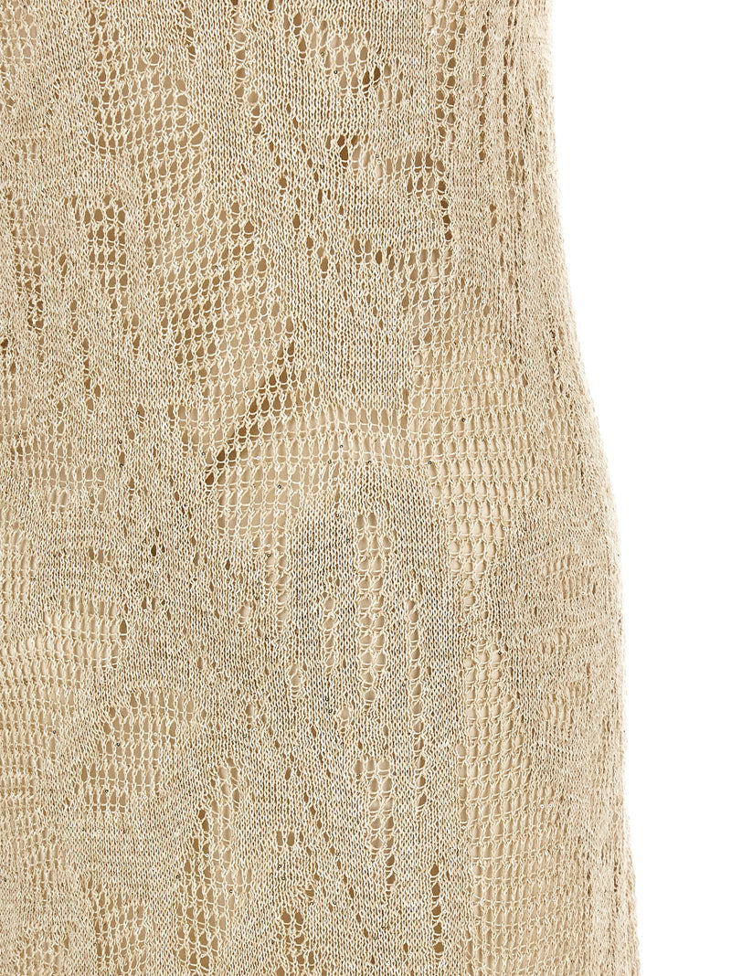 Brunello Cucinelli Beige Linen Long Dress