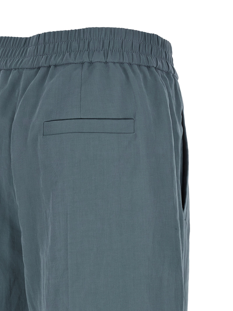 Brunello Cucinelli Blue Cotton Casual Pants