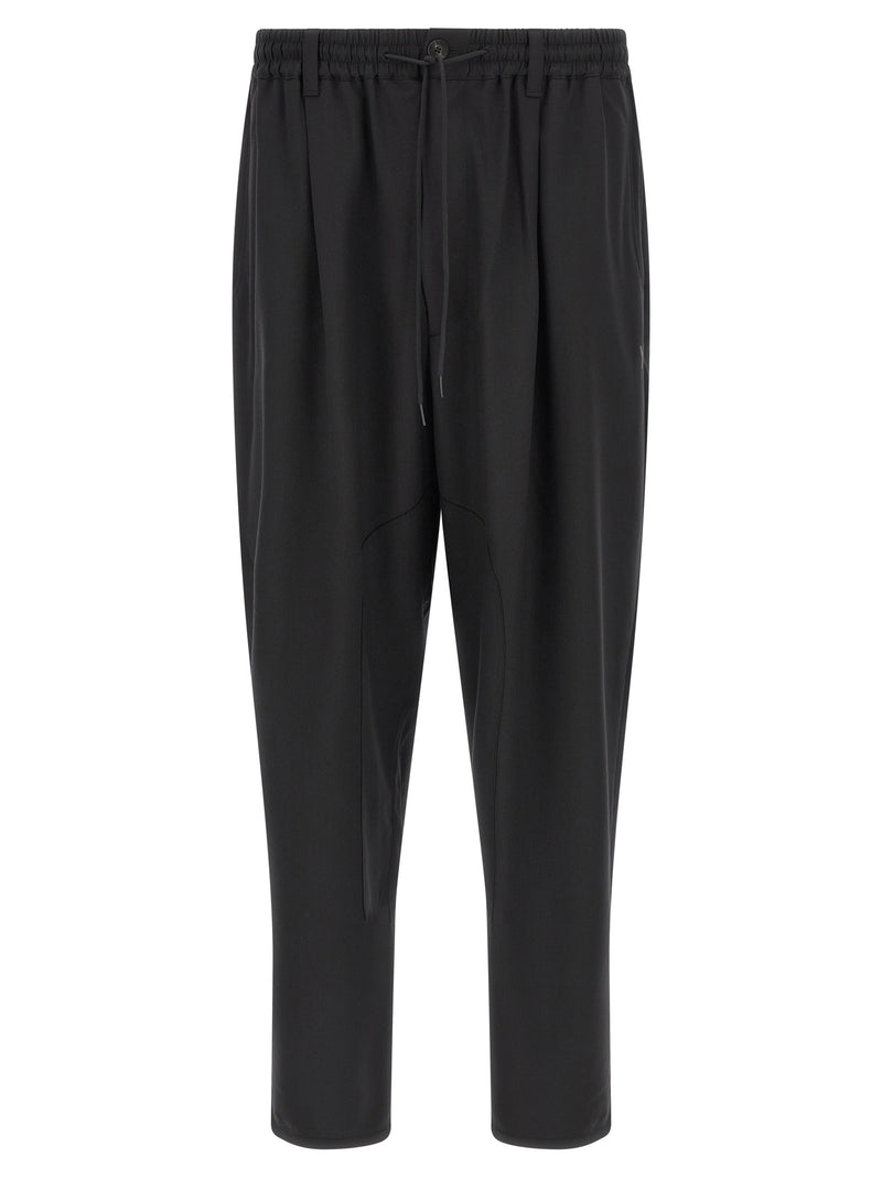 Y-3 Black Polyester Casual Pants