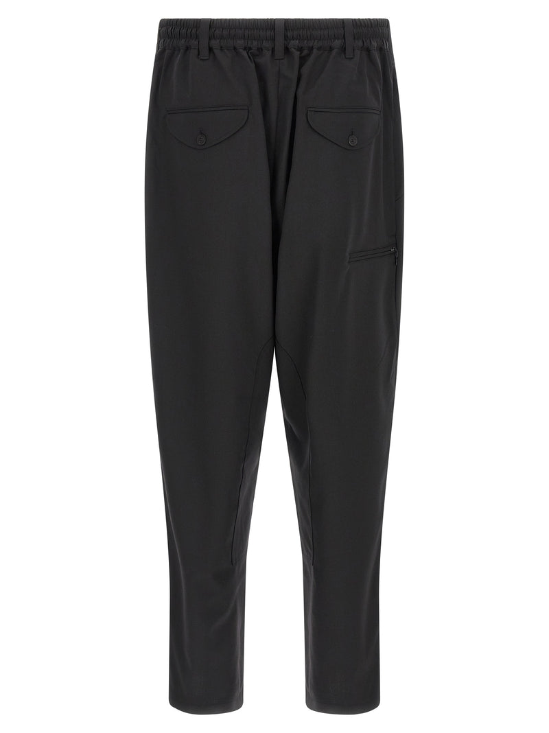 Y-3 Black Polyester Casual Pants