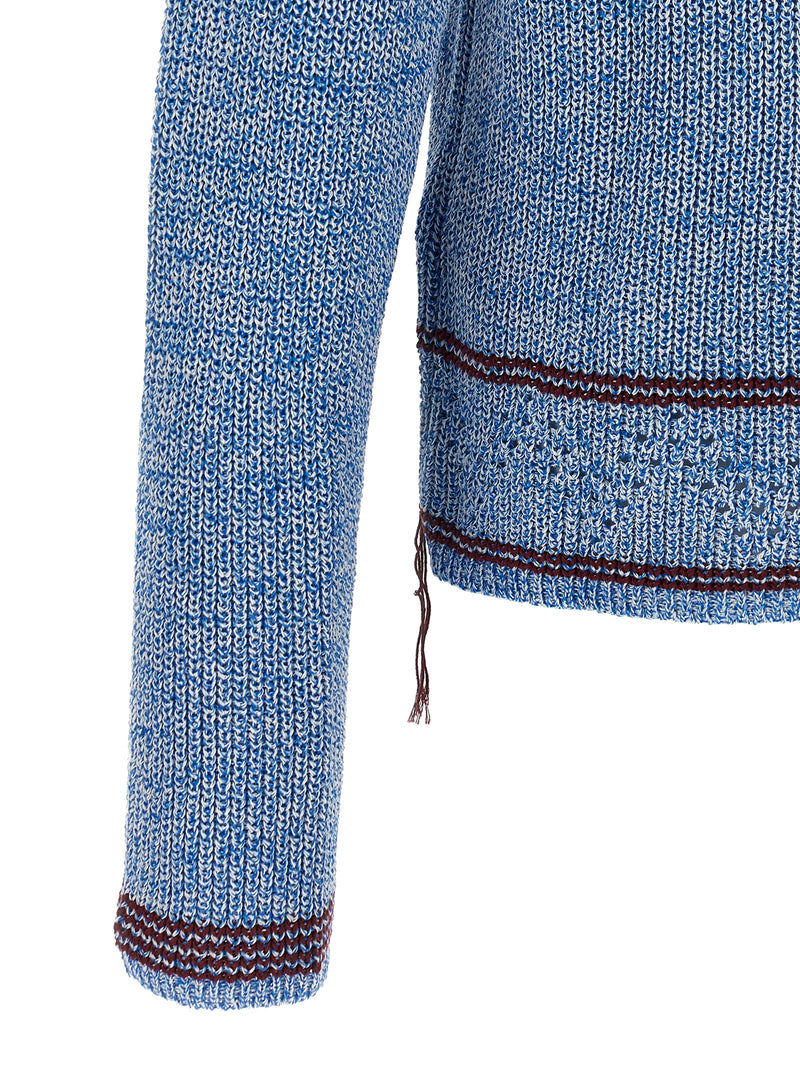 Marni Blue Cotton Cardigan