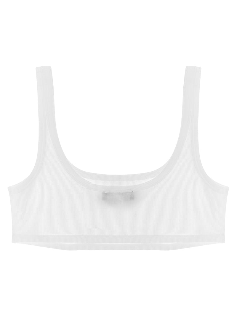 Versace White Cotton Bra