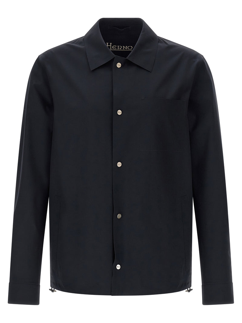Herno Blue Polyamide Shell Jacket