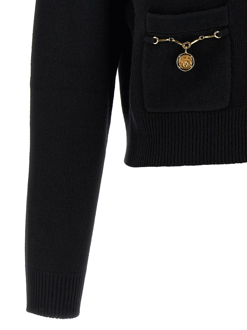 Chloé Black Wool Cardigan