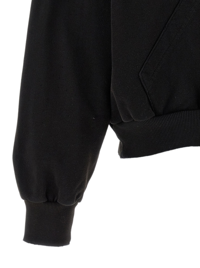 MM6 Maison Margiela Black Cotton Sweatshirt
