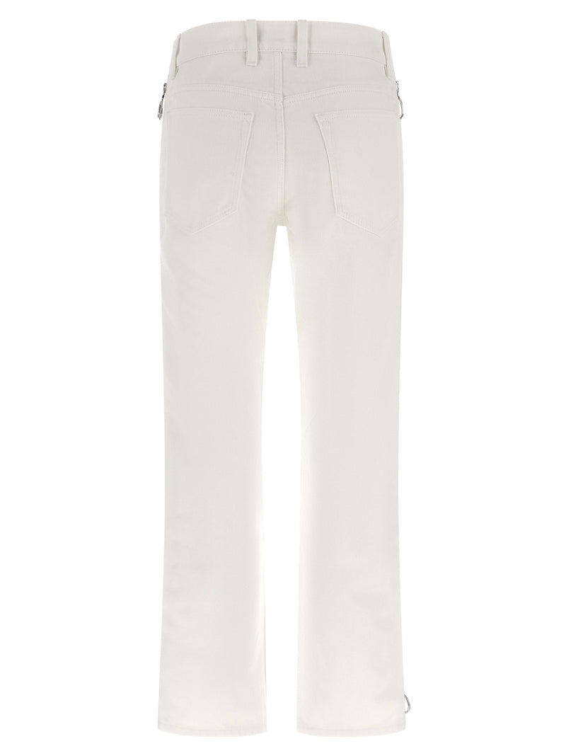 Paco Rabanne White Cotton Jeans Denim