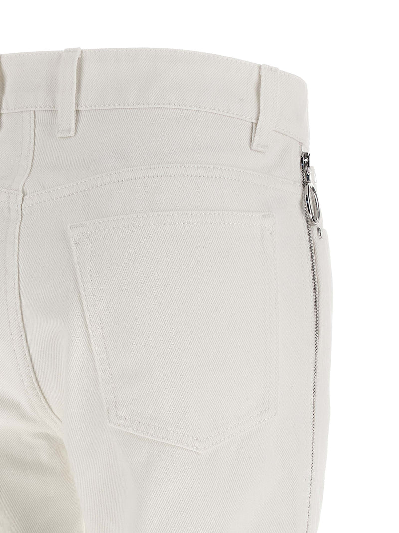 Paco Rabanne White Cotton Jeans Denim