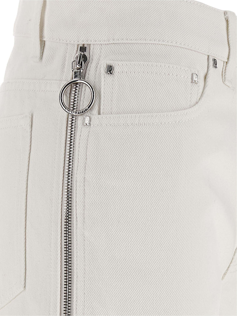 Paco Rabanne White Cotton Jeans Denim
